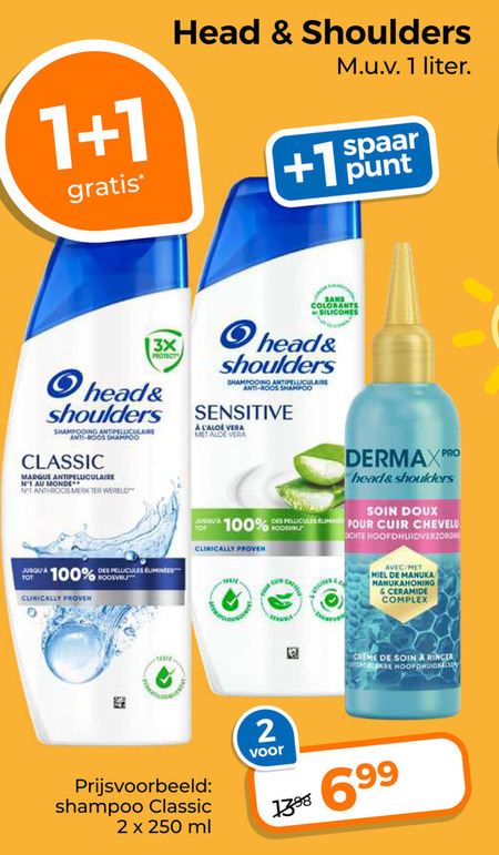 Head and Shoulders   shampoo folder aanbieding bij  Trekpleister - details