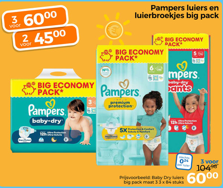 Pampers   luierbroekjes, luiers folder aanbieding bij  Trekpleister - details