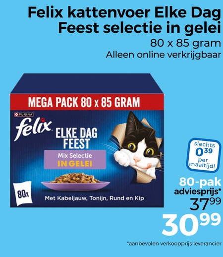 Felix   kattenvoer folder aanbieding bij  Trekpleister - details
