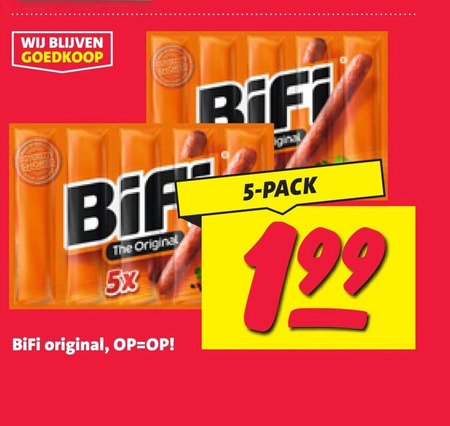 Bifi   bierworstjes folder aanbieding bij  Nettorama - details
