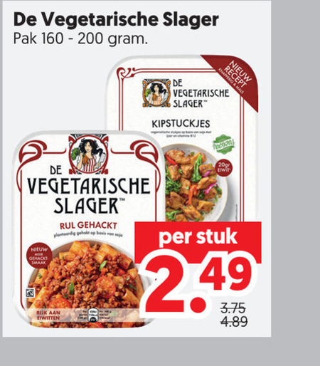 De vegetarische Slager   vegetarisch folder aanbieding bij  Dekamarkt - details