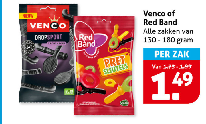 Venco   drop, snoep folder aanbieding bij  Hoogvliet - details