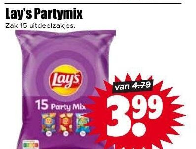 Lays   chips folder aanbieding bij  Dirk - details