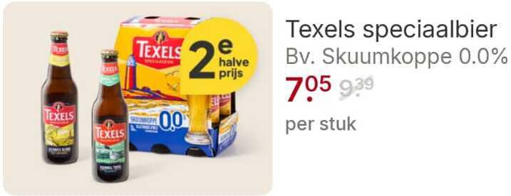 texels speciaalbieren 2 halve 00 speciaalbier skuumkoppe 0.0 stuk folder aanbieding bij Picnic Texels speciaalbier folder aanbieding bij Picnic - details