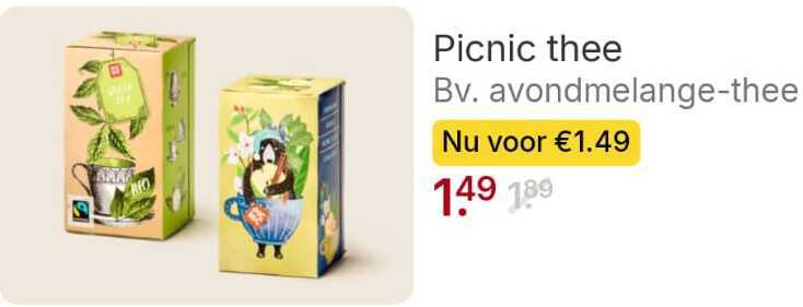 Picnic   thee folder aanbieding bij  Picnic - details
