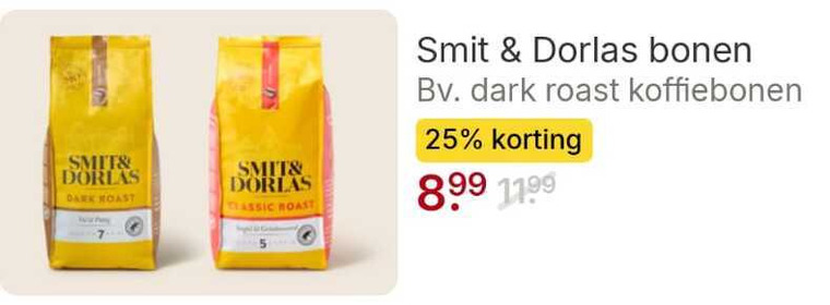 smit en dorlas koffiebonen 5 7 25 dark roast classic bonen folder aanbieding bij Picnic Smit en Dorlas koffiebonen folder aanbieding bij Picnic - details