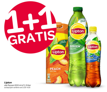 Lipton   ice tea folder aanbieding bij  Spar - details