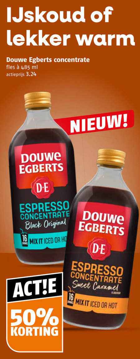 Douwe Egberts   koffieconcentraat folder aanbieding bij  Poiesz - details