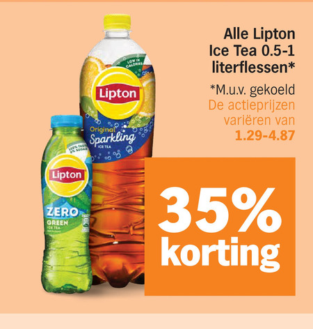 Lipton   ice tea folder aanbieding bij  Albert&nbsp;Heijn - details