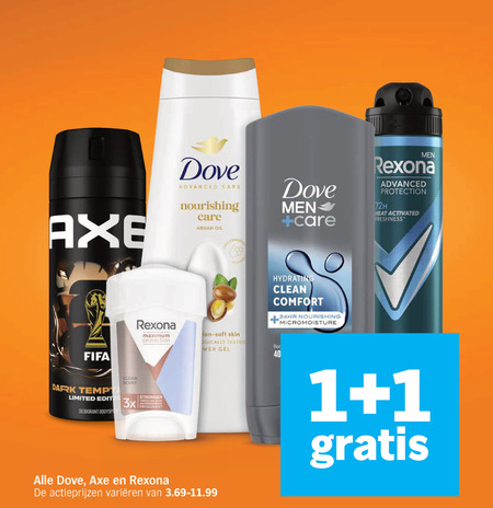 Dove   douchegel, deodorant folder aanbieding bij  Albert&nbsp;Heijn - details