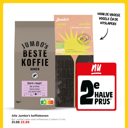 Jumbo Huismerk   koffiebonen folder aanbieding bij  Jumbo - details