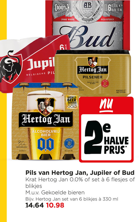 Jupiler   blikje bier folder aanbieding bij  Jumbo - details