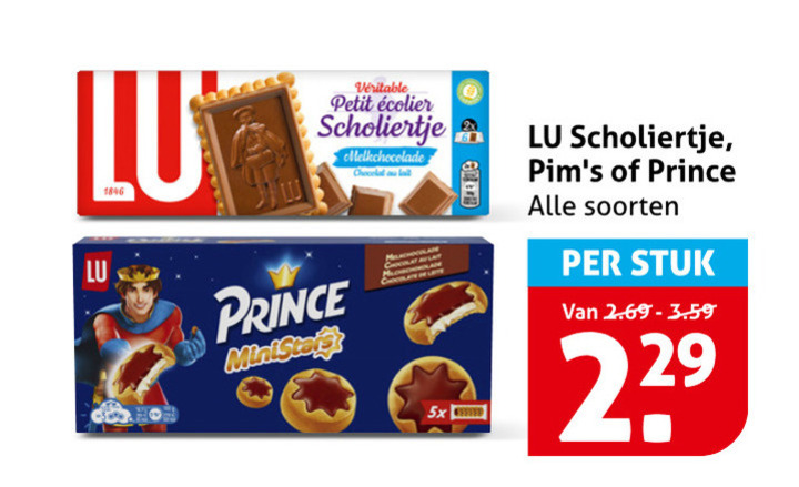 Lu   biscuits folder aanbieding bij  Hoogvliet - details
