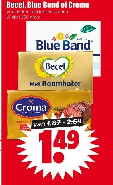 Becel   olie en vetten folder aanbieding bij  Dirk - details