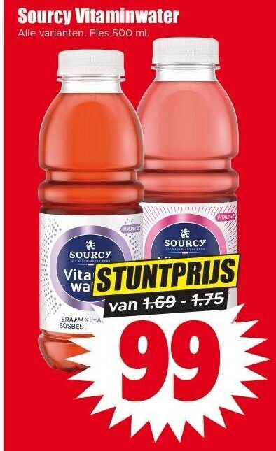 Sourcy   fruitdrank folder aanbieding bij  Dirk - details