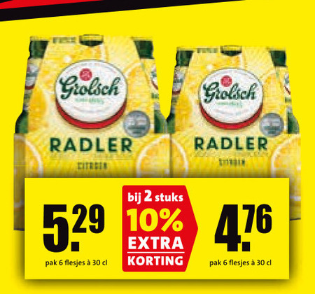 grolsch radler bier 2 6 10 30 citroen stuks pak folder aanbieding bij Boni Grolsch radler bier folder aanbieding bij Boni - details