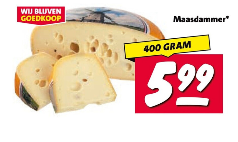 maasdammer kaas 400 folder aanbieding bij Nettorama Maasdammer kaas folder aanbieding bij Nettorama - details