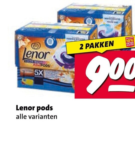 lenor wasmiddel 2 5x pakken folder aanbieding bij Nettorama Lenor wasmiddel folder aanbieding bij Nettorama - details