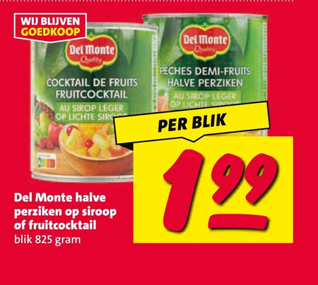 Del Monte   fruitconserven folder aanbieding bij  Nettorama - details