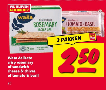 Wasa   knackebrod folder aanbieding bij  Nettorama - details