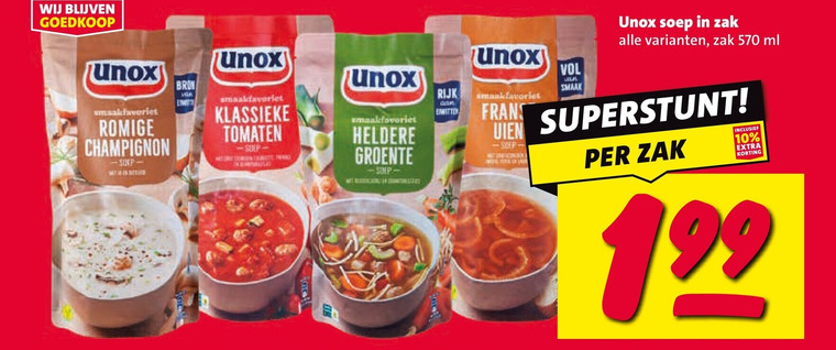 Unox   soep folder aanbieding bij  Nettorama - details