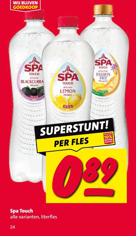 Spa en Fruit   fruitdrank folder aanbieding bij  Nettorama - details