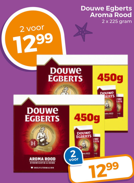 Douwe Egberts   koffie folder aanbieding bij  Trekpleister - details