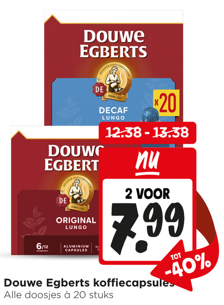Douwe Egberts   koffiecups folder aanbieding bij  Jumbo - details