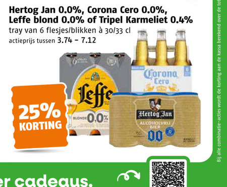 Leffe   alcoholvrij bier folder aanbieding bij  Poiesz - details