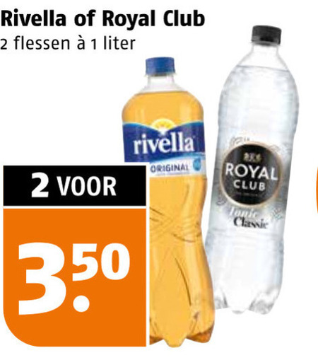 royal club rivella frisdrank 1 2 350 flessen liter original tonic classic folder aanbieding bij Poiesz Royal Club frisdrank folder aanbieding bij Poiesz - details
