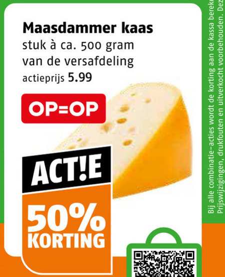 Maasdammer   kaas folder aanbieding bij  Poiesz - details