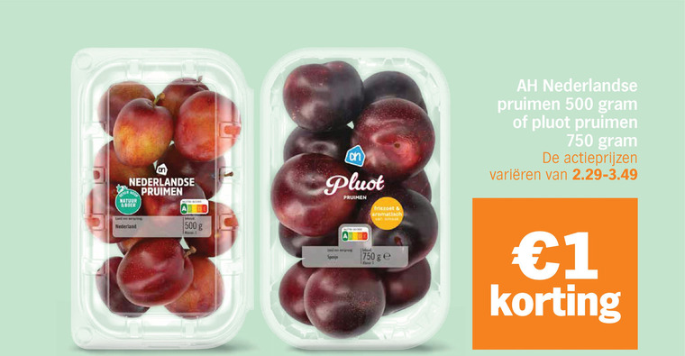 pruimen 1 500 750 nederlandse natuur boek score nederland www friszoet aromatisch varieeren spanje ge folder aanbieding bij Albert Heijn