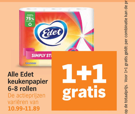 Edet   keukenpapier folder aanbieding bij  Albert&nbsp;Heijn - details