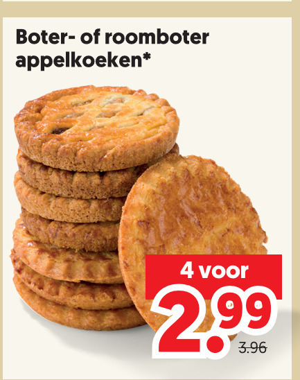 koeken 4 boter roomboter appelkoeken 2 99 folder aanbieding bij Dekamarkt