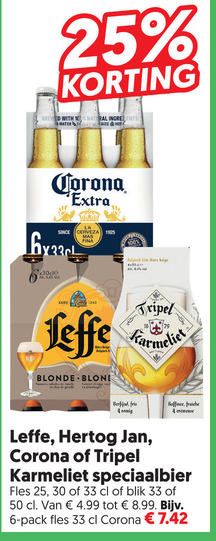 Hertog Jan   speciaalbier, blikje bier folder aanbieding bij  Dekamarkt - details