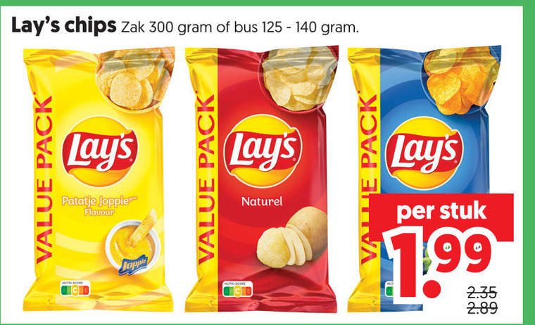 Lays   chips folder aanbieding bij  Dekamarkt - details