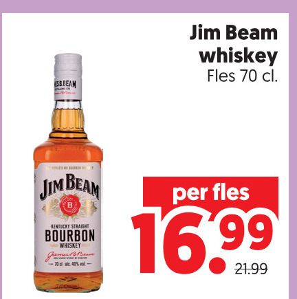 jim beam bourbon 20 40 whiskey fles kentucky straight james folder aanbieding bij Dekamarkt Jim Beam bourbon folder aanbieding bij Dekamarkt - details