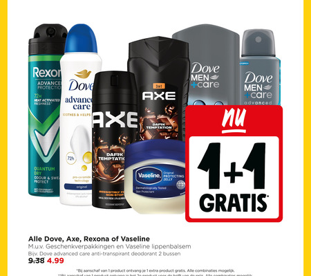 Axe   bodylotion, deodorant folder aanbieding bij  Jumbo - details