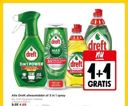 Dreft   afwasmiddel folder aanbieding bij  Jumbo - details
