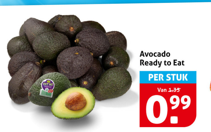 avocado 99 ready to stuk folder aanbieding bij Hoogvliet
