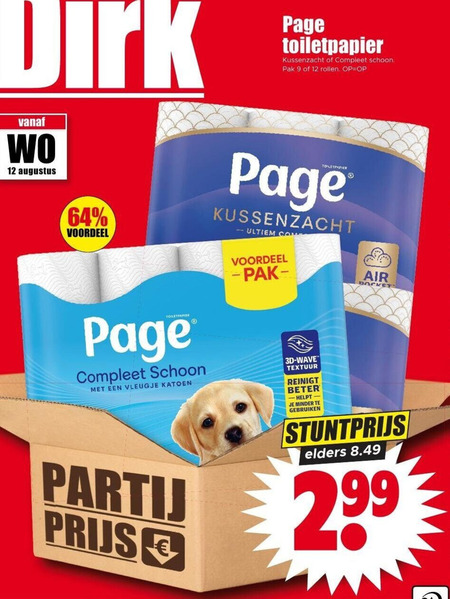 Page   toiletpapier folder aanbieding bij  Dirk - details