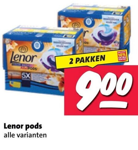 lenor wasmiddel 2 10 5x pakken folder aanbieding bij Nettorama Lenor wasmiddel folder aanbieding bij Nettorama - details