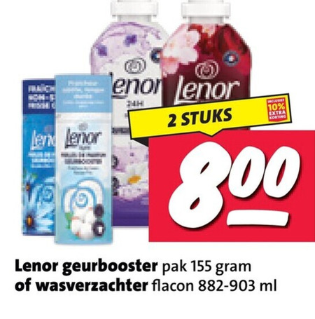 lenor wasverzachter 2 10 from stuks geurbooster pak flacon ml folder aanbieding bij Nettorama Lenor wasverzachter folder aanbieding bij Nettorama - details
