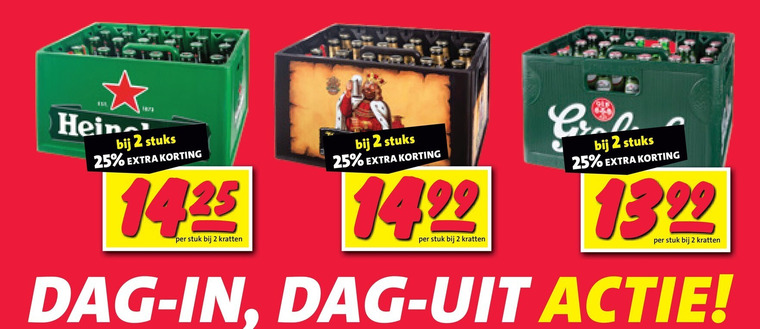 Heineken   krat bier folder aanbieding bij  Nettorama - details