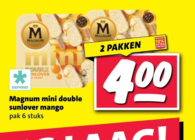 Magnum   ijslollies folder aanbieding bij  Nettorama - details