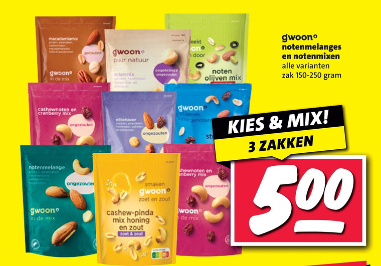Gwoon   noten folder aanbieding bij  Nettorama - details