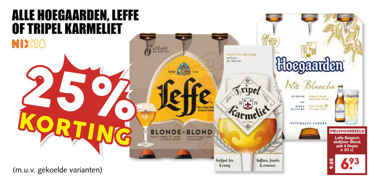 Hoegaarden   speciaalbier, krat bier folder aanbieding bij  MCD&nbsp;Supermarkt&nbsp;Basis - details