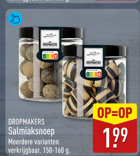 dropmakers snoep voer nutri score meerdere folder aanbieding bij Aldi Dropmakers snoep folder aanbieding bij Aldi - details