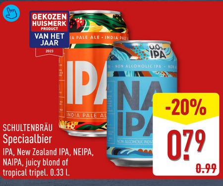 schultenbrau speciaalbieren 20 gekozen huismerk india jaar speciaalbier 0.0 alcoholic new zealand juicy blond tropical tripel folder aanbieding bij Aldi Schultenbrau speciaalbier folder aanbieding bij Aldi - details