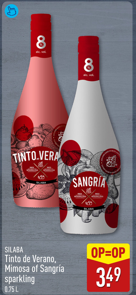 sangria slides tinto vera red sparkling verano mimosa sangre l folder aanbieding bij Aldi
